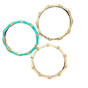 Lilly Pulitzer Bamboo stackable bracelets